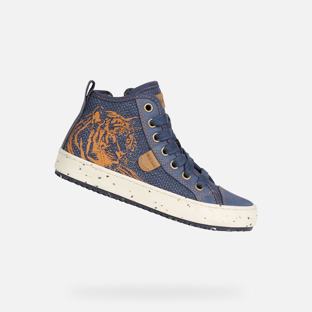 Geox Erkek Çocuk Spor Ayakkabı Lacivert - Alonisso - BSC-231654